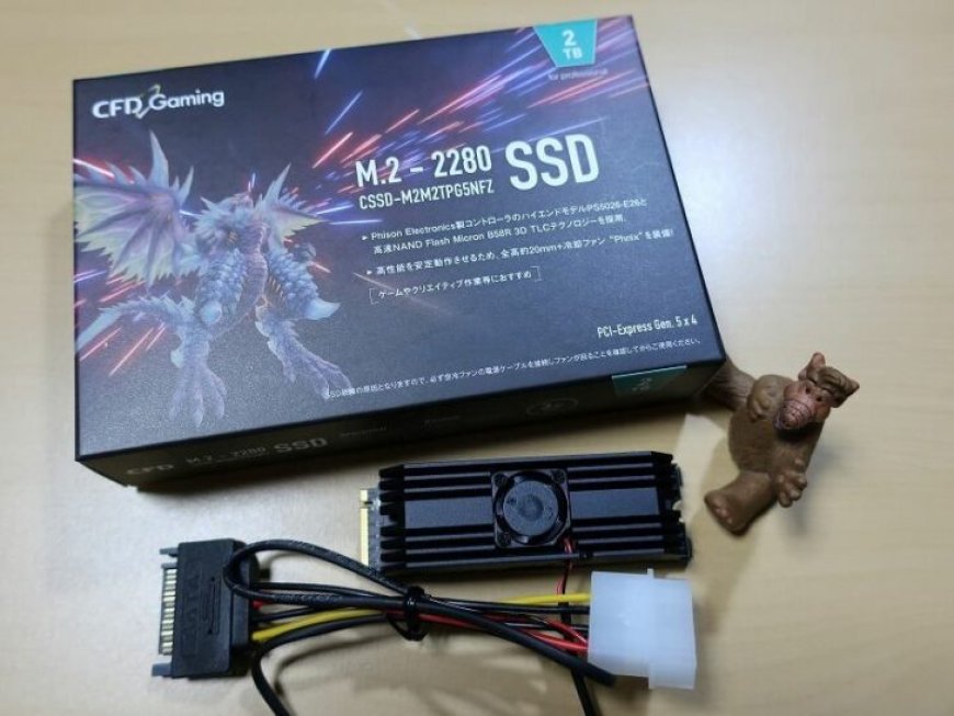 CFD Gaming’s PCIe Gen 5.0 NVMe SSD With Active Cooling Is Crazy Loud, Fan Runs Up To 21,000 RPM