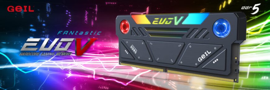 GeIL Unveils DDR5-8000 Memory Kits, Polaris With RGB & Evo-V With Active Cooling Tech