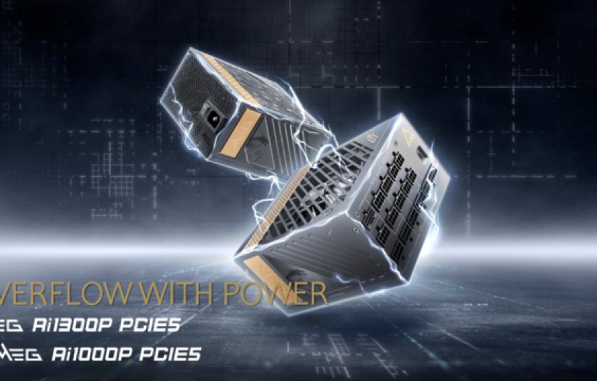 MSI MEG Ai1300P & MPG A1000G PCIe5 ATX 3.0 Power Supply Impressions – Gold & Silver!