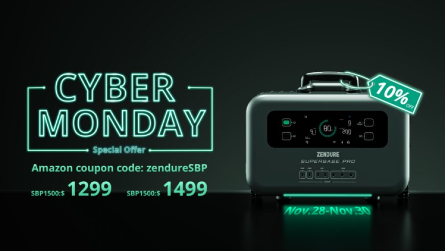 Cyber Monday Sale Is Live on SuperBase Pro 2000 Power Station with Fastest Solar Recharge & Luggage-Like Resilience