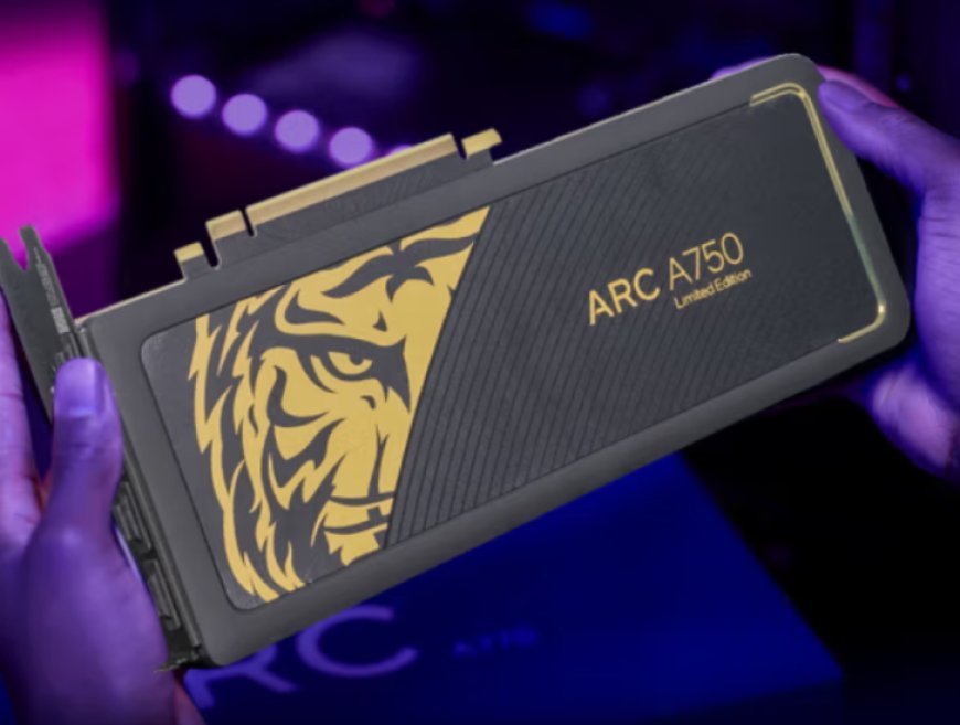 China Gets Even More Rare Intel Arc A750 Limited “Gold” Edition Graphics Card