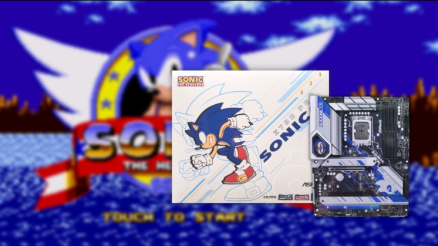 “Gotta go fast” with ASRock’s Intel Z790 Sonic the Hedgehog-themed motherboard