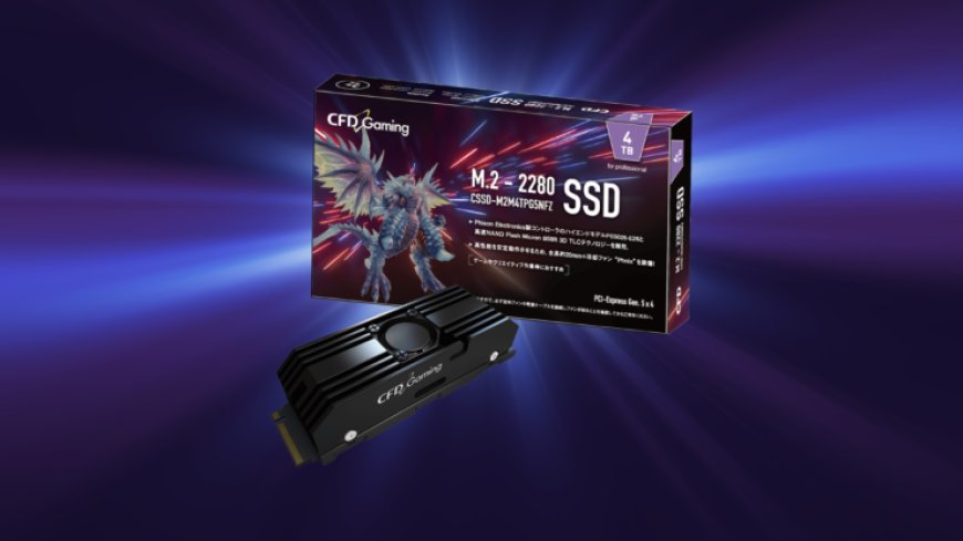 CFD Gaming Intros PCIe Gen 5 NVMe M.2 SSDs Rated at Up To 10 GB/s Speeds & Massive Heatsinks