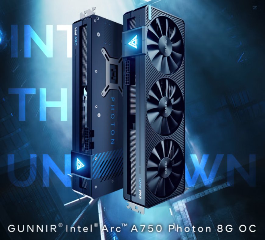 GUNNIR’s Intel Arc A770 & Arc A750 Custom Models Now Available, Beautiful Designs In Black & Blue