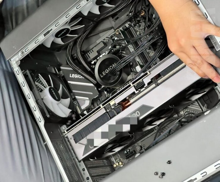 NVIDIA GeForce RTX 4090 Custom Graphics Card With Massive Four-Slot Design Spotted In Lenovo Legion Gaming PC