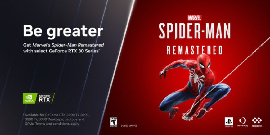 GeForce RTX 3080/3090 GPU, Laptop, and Desktop Purchases Come Bundled with Marvel’s Spider-Man Remastered for a Limited Time