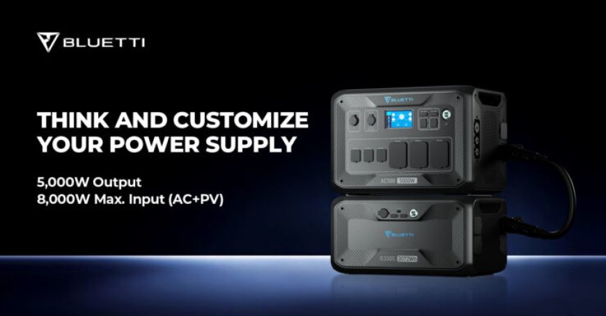 BLUETTI Unveils The AC500 Solar Power Station: Backup Power For Your Home For Up To 6 Days