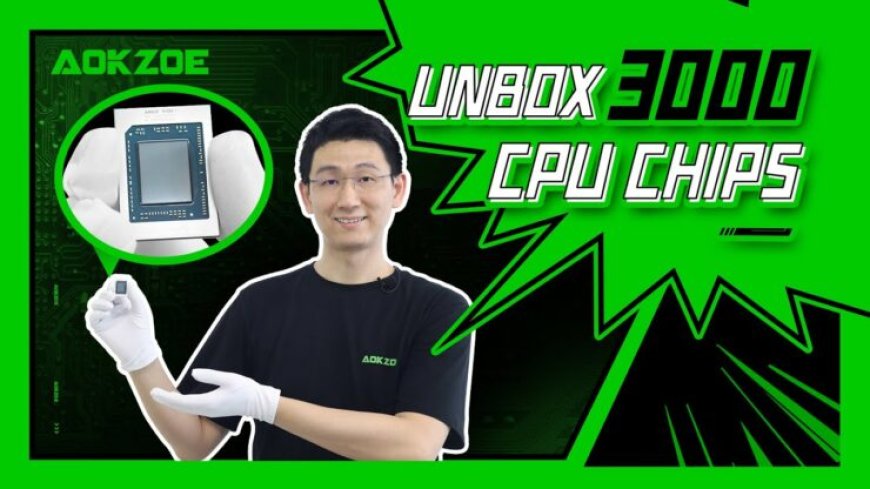 Console Maker, AOKZOE, Unboxes 3,500 AMD Ryzen 7 6800U CPUs