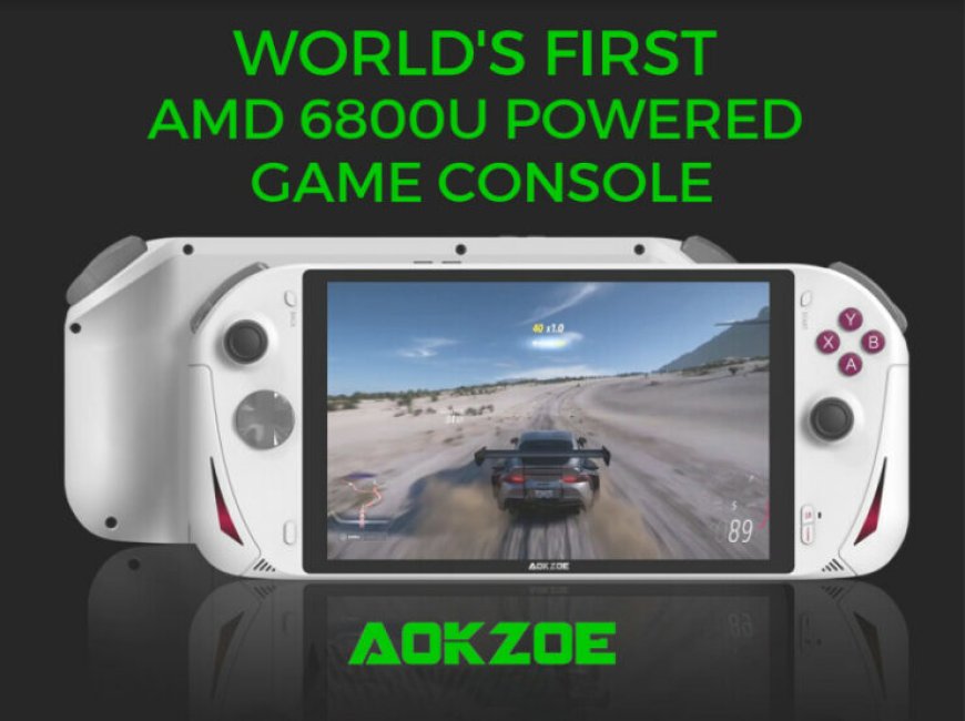 AOKZOE A1 Handheld Console with AMD Ryzen 6800U Launched on Kickstarter, Pre-Orders Starting at $899 US