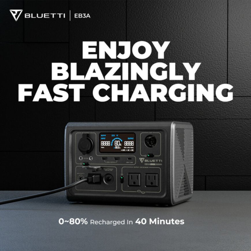 Bluetti Launches BLUETTI EB3A Portable Power Station, Order Now And Get 17% OFF This Fathers Day