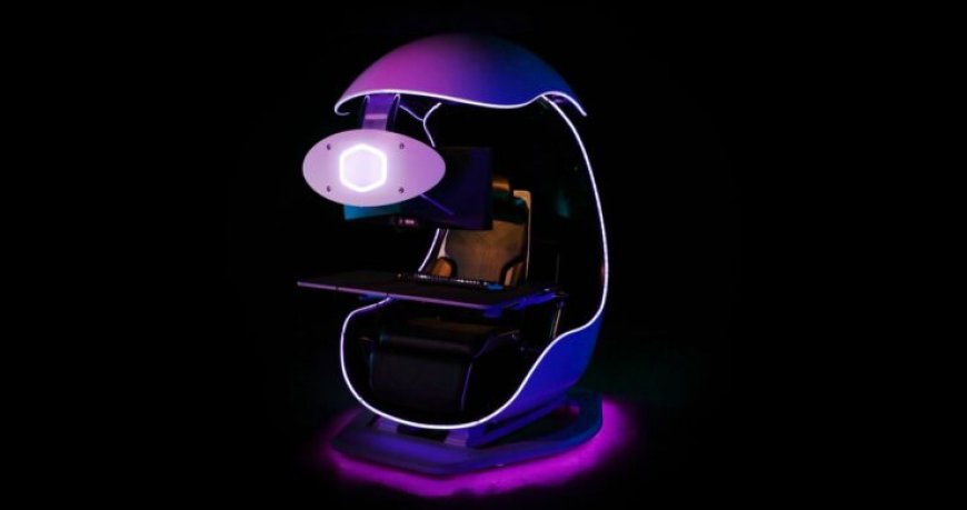 Cooler Master Unveils The ORB X Semi-Enclosed Workstation, A Futuristic Looking & Immersive Gaming Pod