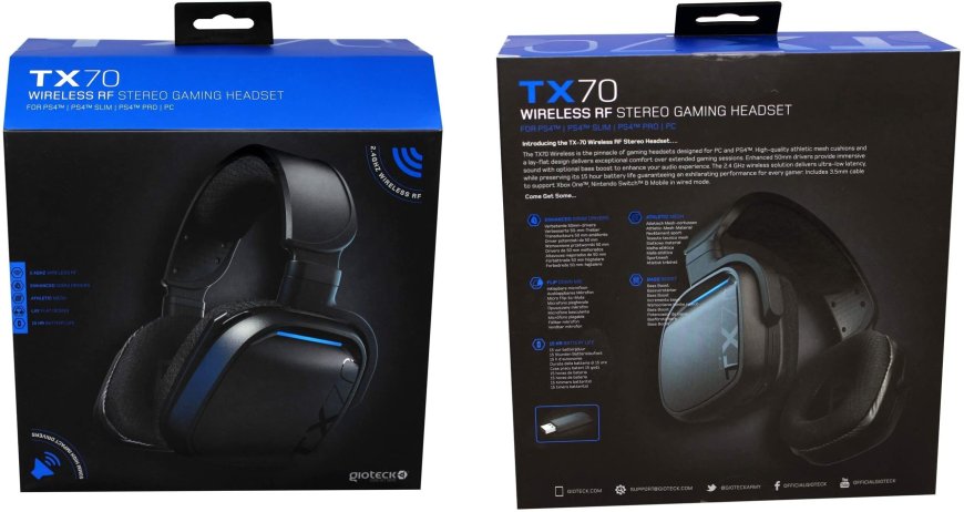 Gioteck TX70 Wireless Headset Review – Cheap, Bold and Wireless