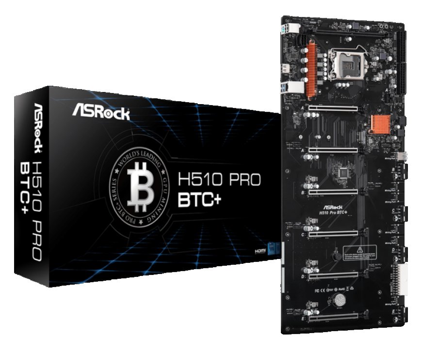 ASRock Unveils The H510 Pro BTC+ Cryptocurrency Mining Motherboard, 6 Slots For Only $279.99