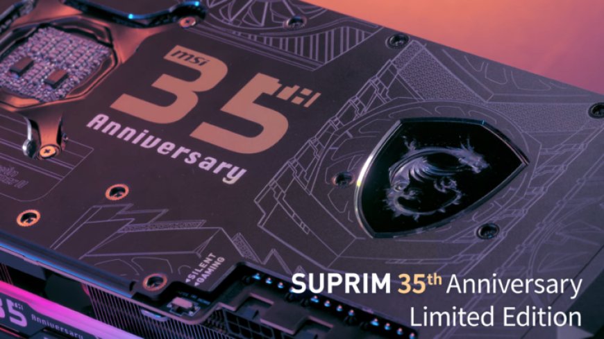 MSI Provides First Look At Its GeForce RTX 30 SUPRIM 35th Anniversary Limited Edition Graphics Card