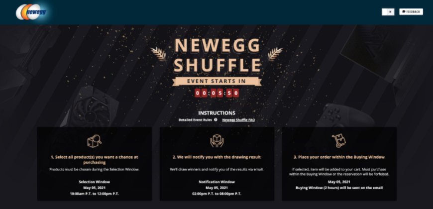 Newegg Shuffle – May 5th: NVIDIA GeForce RTX 30 Series & AMD Radeon RX 6000 Series Graphics Cards Available In Today’s Shuffle