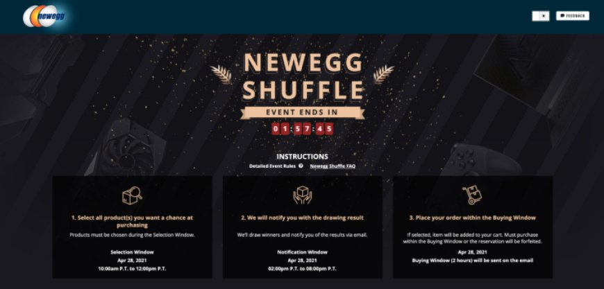 Newegg Shuffle: Both NVIDIA RTX 30 Series & AMD Radeon RX 6000 Series Graphics Cards Available In Today’s Shuffle