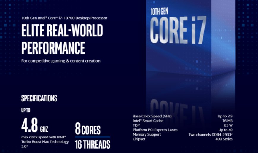 Intel’s Core i7-10700 Is The Cheapest 8 Core Desktop CPU Currently Available on Sale For $269.99 US