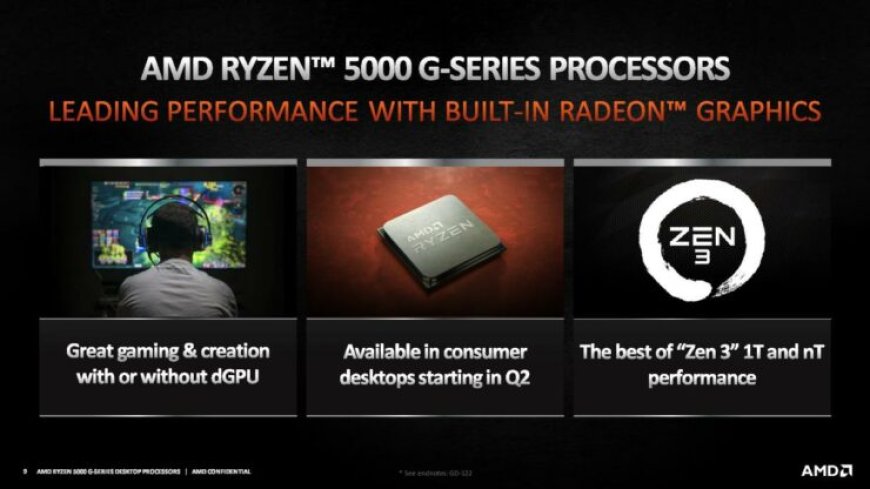 AMD Ryzen 5000G ‘Cezanne’ Desktop APUs Official – Ryzen 7 5700G 8 Core, Ryzen 5 5600G 6 Core, Ryzen 3 5300G 4 Core