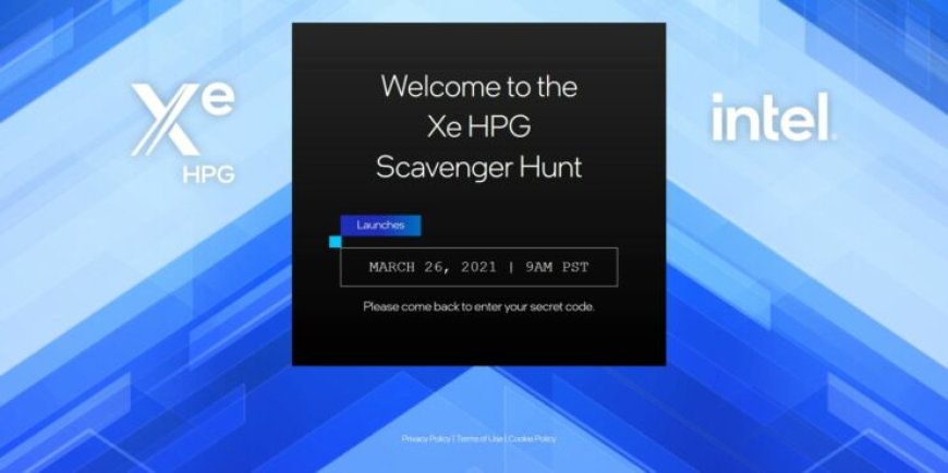 Intel’s Mystery Clue Cracked: Xe HPG Scavenger Hunt Going Live On 26th March 2021