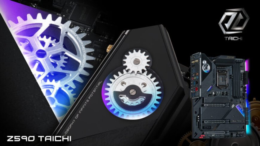 Gears Have Been Synonymous With ASRock’s Taichi Line But Now The Gear Actually Spins On The Z590 Taichi