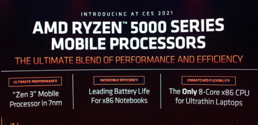 AMD Unveils Zen 3 Powered Ryzen 5000U & Ryzen 5000H ‘Cezanne’ CPUs For Notebooks – Up To 8 Cores, 4.8 GHz & Overclocking Support For HX CPUs