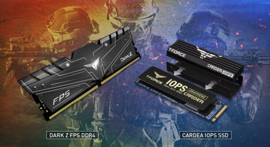 TEAMGROUP Releases The T-FORCE DARK Z FPS Gaming Memory And The CARDEA IOPS PCIe SSD – SSD Uses Aluminum Fin and Graphene Heat Sink Technology