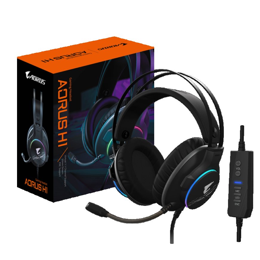 GIGABYTE Introduces The AORUS H1 Headset