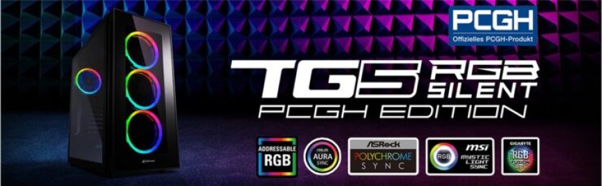 Sharkoon Announces The TG5 RGB Silent PCGH PC Case