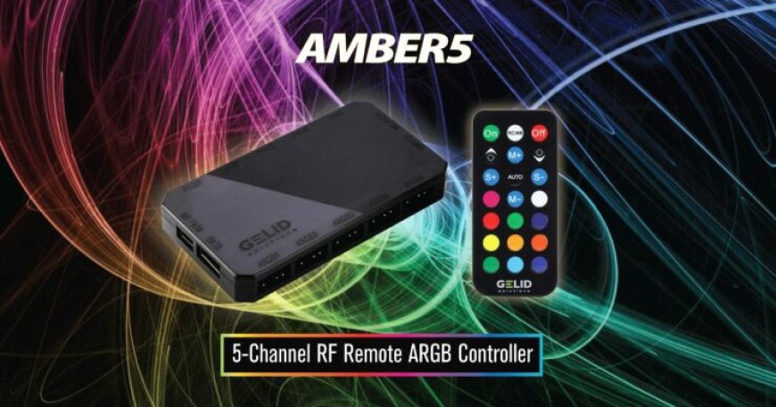 GELID Announces The AMBER5, A 5 Channel ARGB Controller