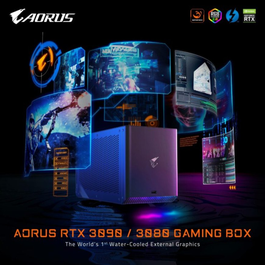 Gigabyte Unveils The AORUS RTX 3090/3080 GAMING BOX Featuring Built-In Water Cooling And Thunderbolt 3