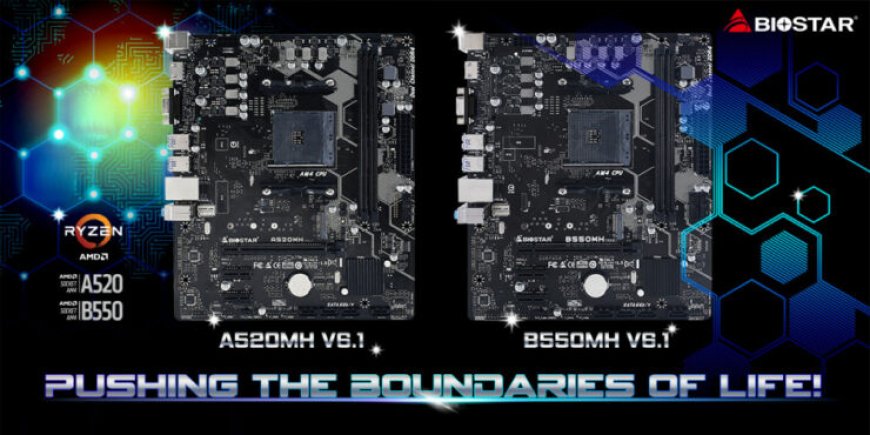 BIOSTAR Unveils Entry-Level A520MH V6.1 & B550MH V6.1 Motherboards For AMD Ryzen CPUs