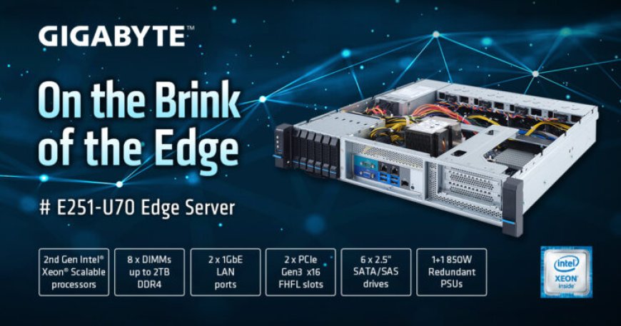 Gigabyte Announces The E251-U70 Server With Intel’s Cascade Lake-SP CPUs – Designed With The Purpose Of Powering Cutting Edge Computing Applications