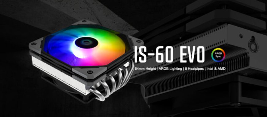 ID-COOLING Releases the IS-60 EVO ARGB Low-Profile CPU Cooler