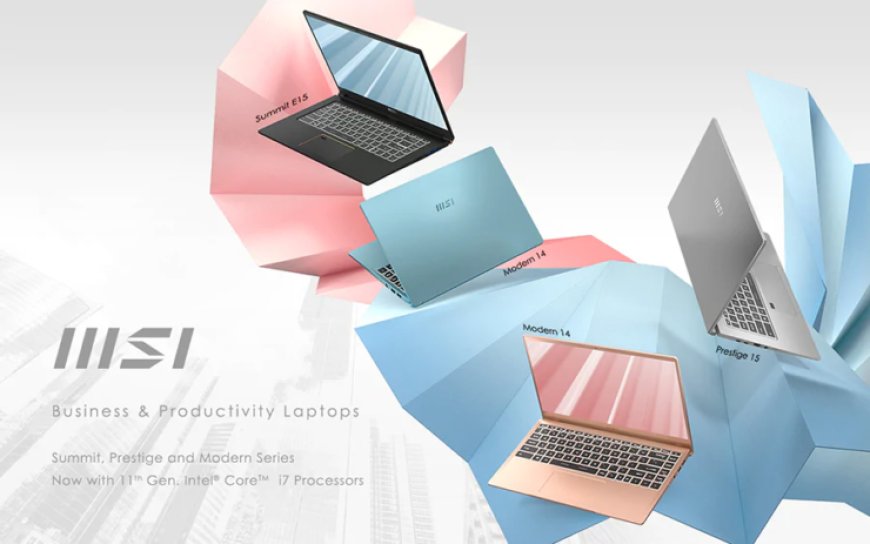 MSI Unveils The “Business Productivity” Lineup Featuring A Brand New Minimalistic Logo