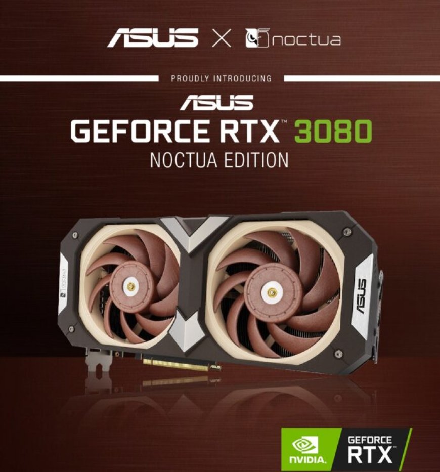 ASUS Intros GeForce RTX 3080 Noctua OC Edition Graphics Card: Quad-Slot Heatsink, Great Cooling Combined With Exceptional Acoustics