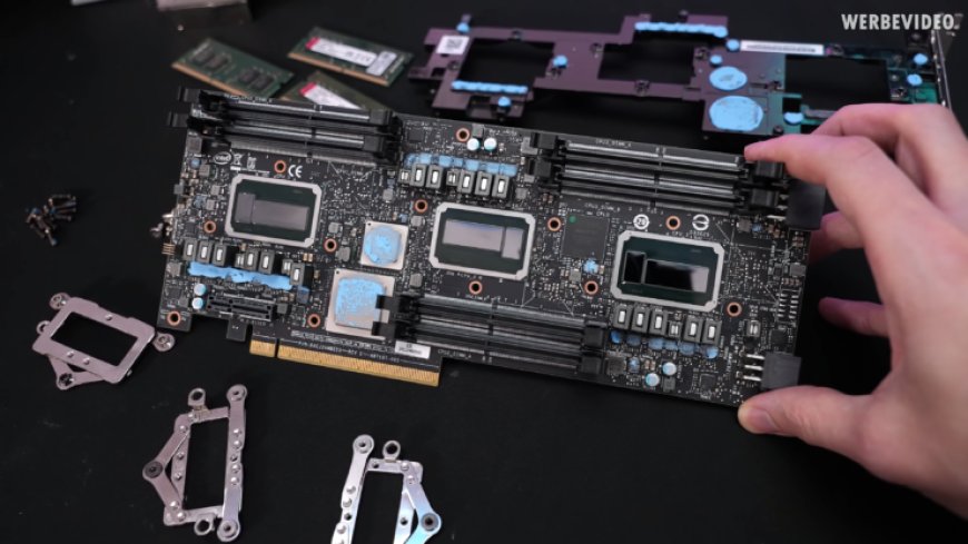 Intel Visual Compute Accelerator 2 dissected by Der8auer, features trio of Xeon CPUs