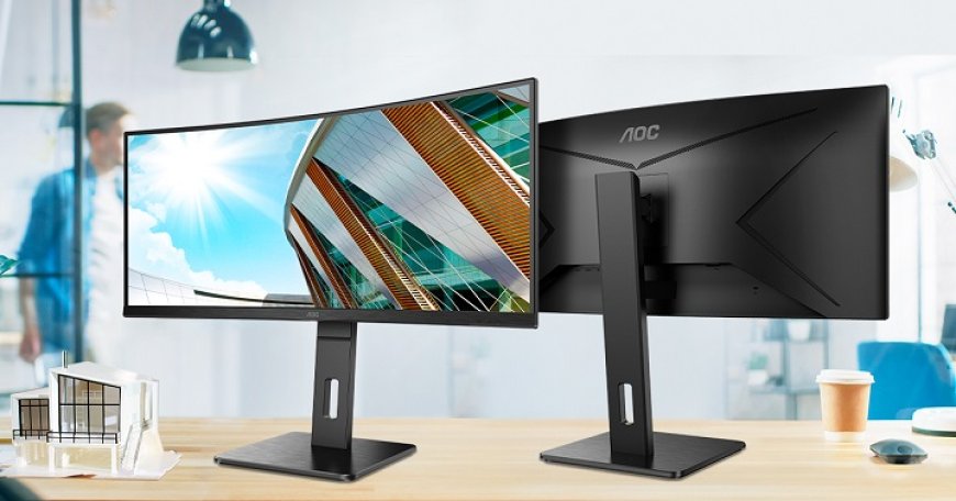 AOC announces advanced 34-inch ultrawide multitasking monitor with 65 W USB-C