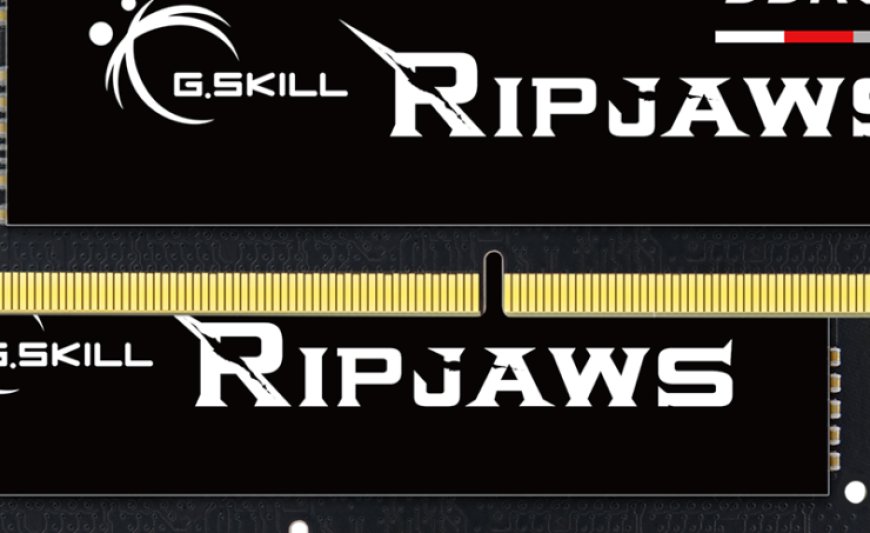 G.Skill Intros Ripjaws DDR5 SO-DIMM Memory Kits: Up To 5200 Frequencies & 16 GB Capacities Per Module