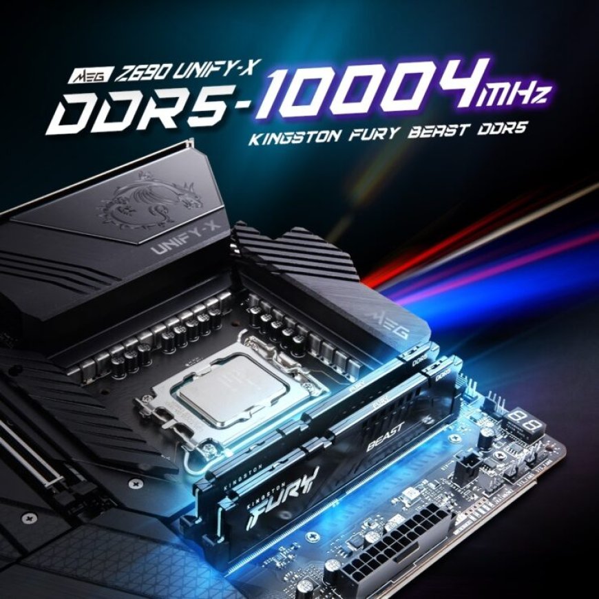 MSI Breaks 10,000 Mbps Barrier With DDR5 Memory, Achieves Record-Breaking DDR5-10004 Speeds on MEG Z690 Unify-X Motherboard