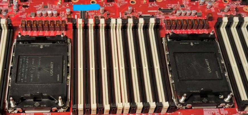 Next-Gen AMD SP5 For EPYC Genoa & Intel LGA 4677 For Xeon Sapphire Rapids-SP Server CPU Platform Pictured, Over 30 VRMs & 32 DDR5 DIMM Slots In Dual-Socket Config