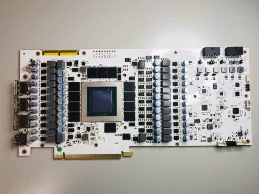 GALAX GeForce RTX 3090 Ti HOF OC LAB Edition Graphics Card PCB Pictured, 28 Phases of Pure White Goodness