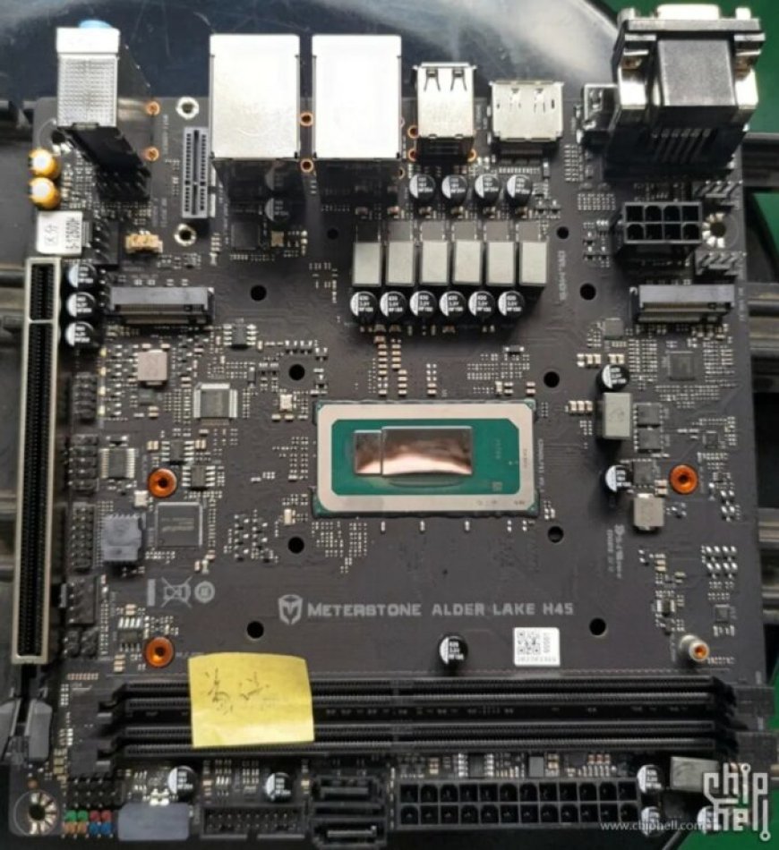 Maxsun Developing A Desktop Motherboard With A Soldered Alder Lake Mobility 14-Core CPU