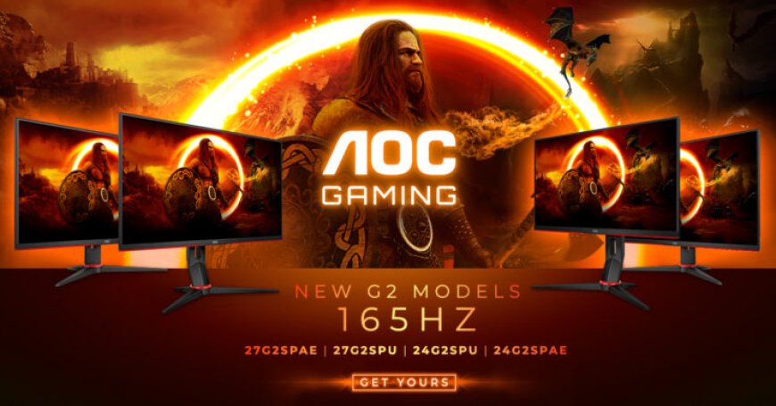 AOC enters the 165 Hz refresh rate battlefield with their AGON G2 gaming monitors