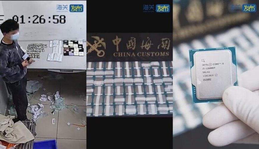 Chinese Individual Caught For Evading Customs By Carrying 160 Intel CPUs Attached To His Body