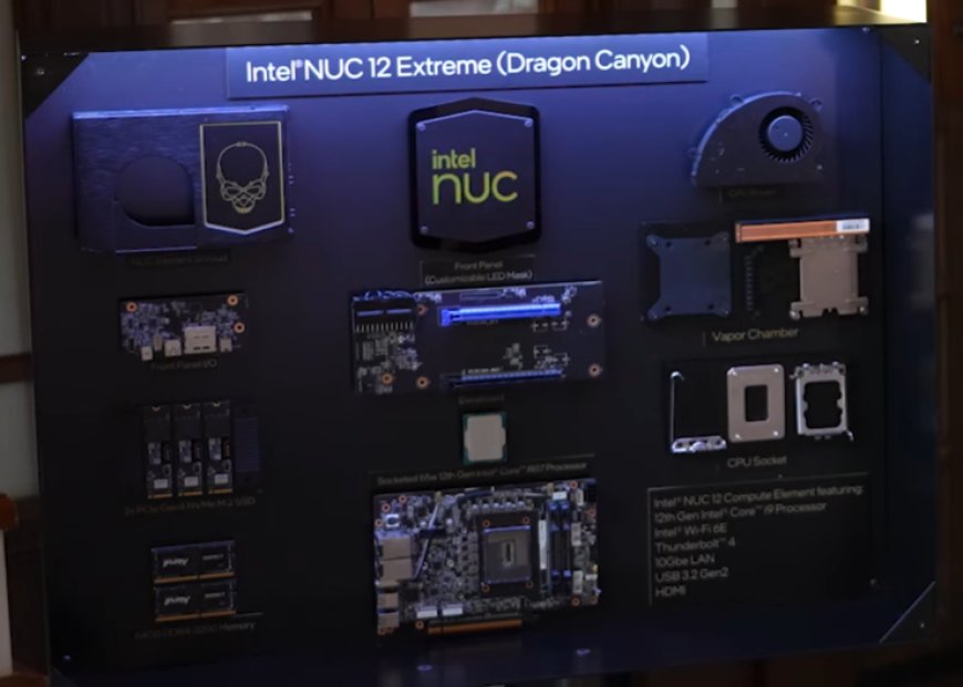 NUC 12 Extreme “Dragon Canyon” spotted Intel’s CES booth, LGA 1700 socket & ARC Alchemist discrete GPU support