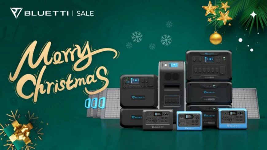 BLUETTI’s Christmas Sale Is Live: Solar Generators, Solar Panel Deals and More (Up To $2000 Flat Off!)