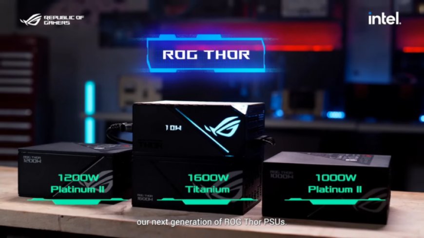 ASUS Unveils ROG THOR 1600W Titanium & ROG THOR II Power Supplies With PCIe Gen 5.0 Ready Power Connectors