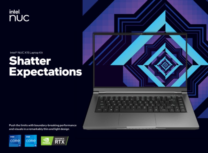 Intel Presents NUC X15 Reference Gaming Laptop Kit – Features Tiger Lake-H CPUs & GeForce RTX 30 Series GPUs