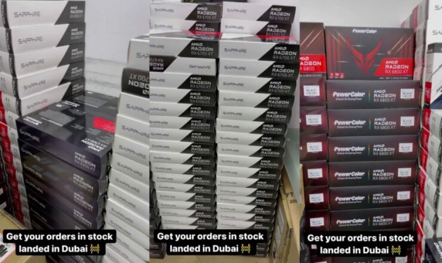 Cryptocurrency Mining Hardware Retailer Receives A Large Shipment Of PowerColor, Sapphire, & XFX AMD Radeon GPUs