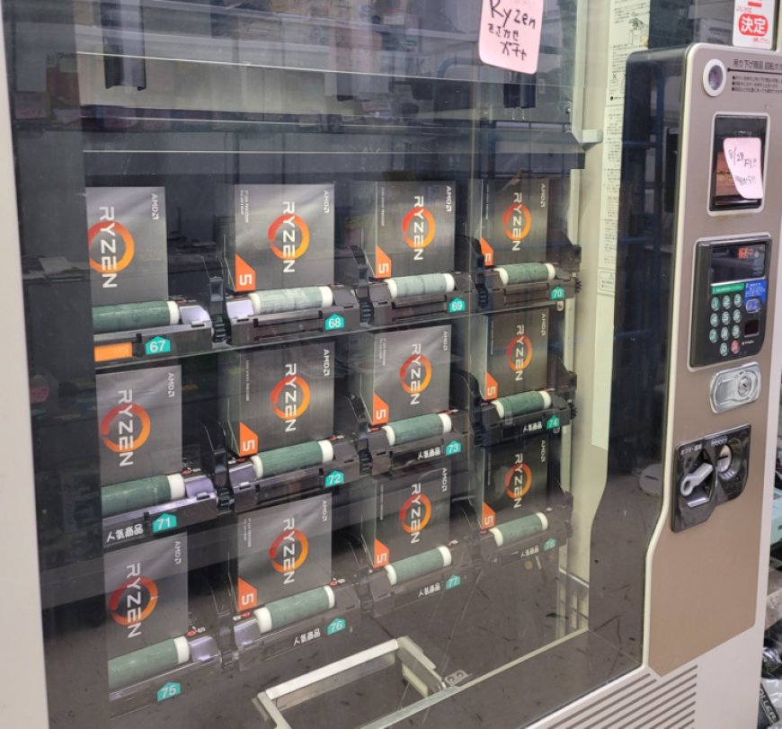 You Can Literally Buy AMD’s Ryzen 5000 Desktop CPUs Through A Vending Machine In Japan